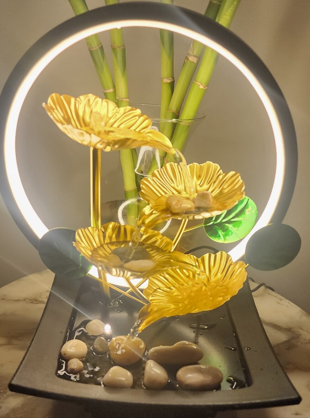 Electrical Tabletop Fountain - Decorative Home Accent
